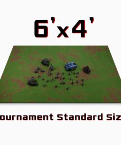 Stratagem 6' x 4' Open Field Grass Terrain Neoprene Tabletop Wargaming Grass Field Battlemat with Carrying Case 24 61tUgFPByZL