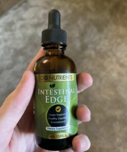 Go Nutrients Intestinal Edge Gut Detox Cleanse for Humans: Enhance Digestive Health, Boost Energy, Clear Skin with Black Walnut, Wormwood, Clove & Gentian Root for Adults & Kids 2oz Liquid Drops 28 61tX GQgsL