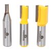 YONICO Router Bits Set Dado Straight Bit Undersize Plywood 3 Bit 1/2-Inch Shank 14323 9 61tX9tB9ulL