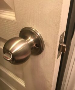 Copper Creek BK2030SS Ball Door Knob, Privacy Function, 1 Pack, Satin Stainless 41 61tXlllqb4L