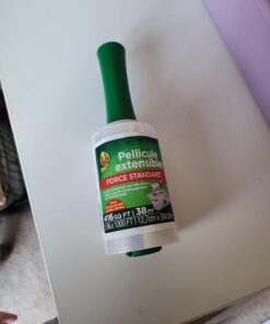 Duck Brand Stretch Wrap Roll, Clear, 5 inches by 1000 feet, 1 Pack, White (285849) 5" 25 61tYFdNiTFL