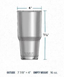 Alternative view of YETI Rambler Vacuum Insulated Tumbler with Lid Stainless Steel 30 Oz.