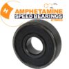 8 x 22 x 7 mm Hybrid Ceramic Steel Skate Ball Bearing 58 61tYY38CRcL