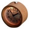 Glomarts Round Wooden Silent Desk Alarm Clock with Nightlight 43 61tZvGNTGzL