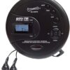 SuperSonic SC-253FM Personal MP3/CD Player w/FM Radio - Portable Device, HQ Stereo Earphones Included 58 61taJeETUnL