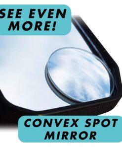 Chupacabra Offroad - Rear View/Side UTV Mirrors with SPOT Mirror - High Impact Right & Left Side Mirror Kit for 1.6" - 2" Roll Cage - RZR Can Am Yamaha Honda Arctic Cat 20 61tawEOQ6aL