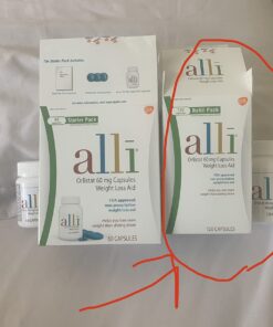 alli Weight Loss Diet Pills, Orlistat 60 mg Capsules, Non Prescription Weight Loss Aid, 120 Count Refill Pack 36 61tbPT31efL