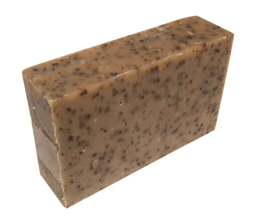 WFG WATERFALL GLEN SOAP COMPANY, LLC, Costa Rican Adventure bath soap, bergamot with a coffee scrub body soap, natural, vegan soap, enriched with cocoa butter