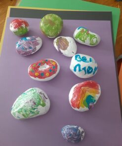 Creativity For Kids Hide and Seek Rock Painting Kit - Arts and Crafts for Kids Ages 6-8+, Gifts for Kids, Craft Kit with 10 Rocks and Waterproof Paint, Small Original 47 61tc16ycF6L