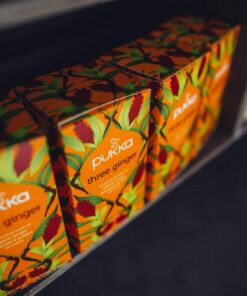 Pukka Three Ginger, Organic Herbal Tea With Turmeric & Galangal, Perfect for After Meals, 60 Tea Bags (3 Pack) Ginger,turmeric,galangal 3 Pack 18 61tc8NERmOL