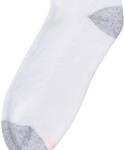 Hanes Women's Value, Crew Soft Moisture-Wicking Socks, Available in 10 and 14-Packs White - 10 Pack 5-9 22 61tcmFlWUSS