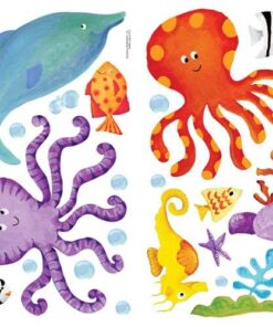 RoomMates RMK1851SCS Adventures Under The Sea Peel and Stick Wall Decals 26 61tdincGLdL