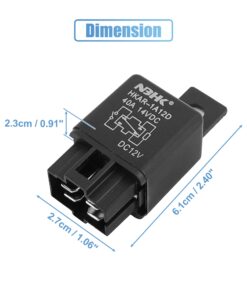 uxcell 4 Pin BL1308048 DC 12V 40A Universal Car Vehicle Motor Fuse Relay Switch Power 10 61teFQGIJVL