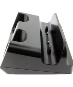 Tekdeals 3-in-1 Charger Dock Charging Station Base with Two Rechargeable Batteries and USB Cable for Wii U Remote Gamepad Controller, Black 11 61tf8qb0H4L