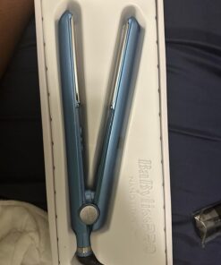 BaBylissPRO Nano Titanium Flat Iron Hair Straightener, 1" Digital Hair Straightener Iron for Professional Salon Results and All Hair Types 37 61tfL2L4PaL