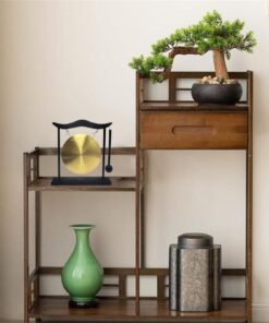 Feng Shui Brass Gong Desktop Zen Art for Fortune + Free Red String Bracelet H1301 18 61th5hrXgzL