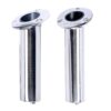 Amarine Made (Set of 2) Heavy Duty Stainless Steel 316 Deluxe Rod Holders with Drain, Flush Mount Fishing Rod Pole Holders, 30 Degree 44 61thXZdsaiS