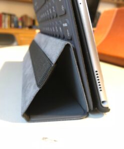 Fintie Pencil Holder with USB Adapter Pocket for Apple Pencil (USB-C) & Apple Pencil (1st / 2nd Generation), Premium Elastic Vegan Leather Sleeve Pouch Compatible with iPad Case, Black 49 61tmtZczNYL