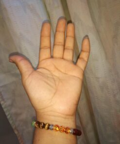 Jovivi 7 Chakras Bracelet Reiki Natural Gemstone Healing Balancing Round Beads Crystal Stone Bracelets for Women 35 61tnx7qQjEL