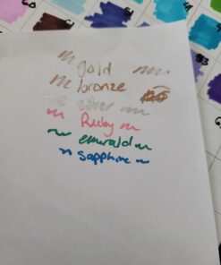 Sharpie Metallic Permanent Markers, Fine Point, Assorted Colors, 6 Count 30 61tphElVZLL