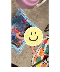 Splashin'kids Inflatable Tummy time Premium Water mat Infants and Toddlers is The Perfect Fun time Play Activity Center Your Baby's Stimulation Growth Multicoloured 27 61tqlu0xhEL