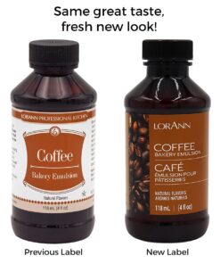 Alternative view of LorAnn Coffee Bakery Emulsion, 4 ounce bottle 4 Fl Oz (Pack of 1)