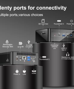 Intel NUC 11 NUC11PAHI5 Panther Canyon Mini PC, i5-1135G7, 16GB RAM, 256GB SSD, Mini Computers Windows 11 Pro for Business Home Office, Support 8K/WiFi 6/4K Quad Display/Bluetooth 5/Thunderbolt 3 NUC11 i5 16GB+256GB 19 61tsnBnMZHL