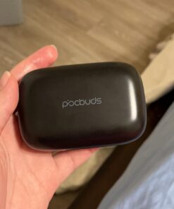 Bluetooth Headphones Wireless Earbuds 80hrs Playtime Wireless Charging Case Digital Display Sports Ear buds with Earhook Premium Deep Bass IPX7 Waterproof Over-Ear Earphones for TV Phone Laptop Black M 40 61tsyrehSoL