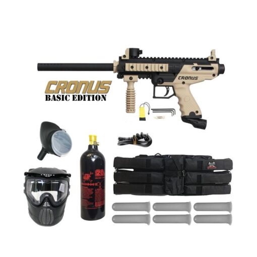 Tippmann Cronus Paintball Marker Gun Player Package Basic Tan Edition