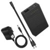 TalentCell Rechargeable 12V DC Output Lithium ion Battery Pack for LED Strip/Light/Panel/Amplifier and CCTV Camera with Charger, Multi-led Indicator Black (3000mAh) 13 61ttw40cYKL