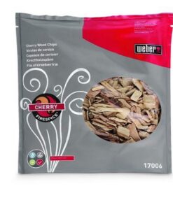 Weber 17006 Cherry Wood Chips, 210 Cubic Inches, 3-Pound