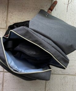 Unisex Professional Slim Business Laptop Backpack, Feskin Fashion Casual Durable Travel Rucksack Daypack (Waterproof Dustproof) with Tear Resistant Design for Macbook, Tablet - Dark Grey 26 61tvbjIxPvL