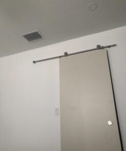 TMS 5FT European Modern Satin Stainless Steel Sliding Barn Wood Door Closet Hardware 5 FT (60") 37 61tvkAdaDGL