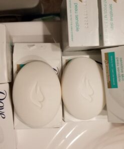 Dove Beauty Bar Gently Cleanses and Nourishes Sensitive Skin Effectively Washes Away Bacteria While Nourishing Your Skin, 3.75 oz (Pack of 16) 3.75 Ounce (Pack of 16) 50 61twoAgjtsL