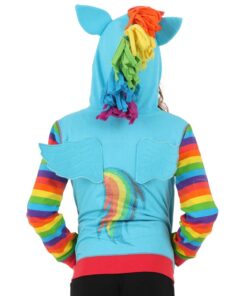 My Little Pony Girls' Little Rainbow Dash Blue Multi 4T 24 61ty39bJHaL