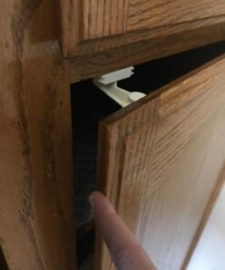 20 Pack Cabinet Locks Child Safety Latches - Vmaisi Baby Proofing Cabinets Drawers Lock - Upgraded Stronger Adhesive Easy Installation - No Drilling Standard 20.0 37 61tz19xMgRL