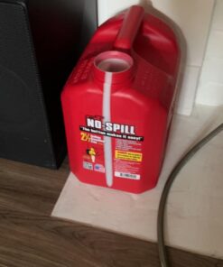 No-Spill Stens 2 1/2 Gallon Fuel Can 765-102 For No-Spill 1405, 765-102, 11.75" x 8" x 10"", Red 29 61u 29KgKqL