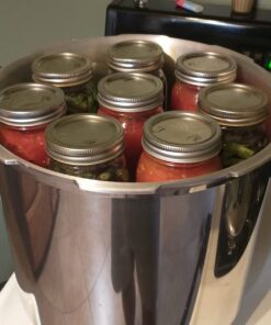 Mirro - 7114000221 Mirro 92122A Polished Aluminum 5 / 10 / 15-PSI Pressure Cooker / Canner Cookware, 22-Quart, Silver 22 61u QlKjmWL