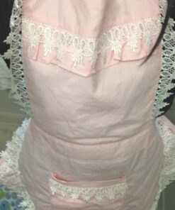 Hyzrz Lovely Home Work Adjustable Apron Cake Kitchen Cooking Women Girls Aprons With Pocket for Gift, Pink 39 61u0ReR3H0L