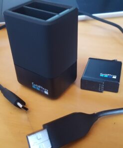 GoPro Dual Battery Charger + Battery for HERO7/HERO6 Black/HERO5 Black (GoPro Official Accessory) 60 61u2q6pGlHL