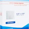 Calcium Alginate 4.25" x 4.25" 10/Box (10 Wound Dressings per Box) One Box by Areza Medical 1
