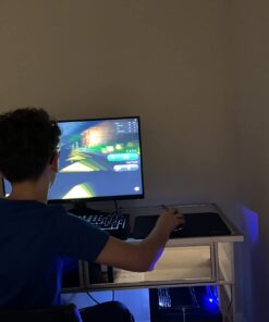 Amazon Basics Square Mouse Pad, Cloth with Rubberized Base, Standard, Black Single 27 61u7240UorL