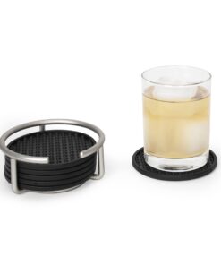 Spectrum 43578 Flex Coasters, Satin Nickel, 6 Count 20 61u7WFcvJlL