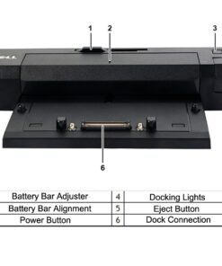 Dell E-Port Plus Advanced Port Replicator with USB 3.0 for E Series Latitudes, 130W AC 16 61u80HAYlPL