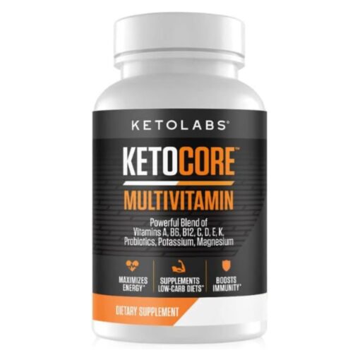 Ketolabs Ketocore Keto Vitamins | Keto Multivitamin for Men & Women | Keto Supplements & Pills for Ketosis, Low Carb & Carnivore Diets | No Keto Flu | Rich in Magnesium & Potassium | 90 Capsules 90 Count (Pack of 1)