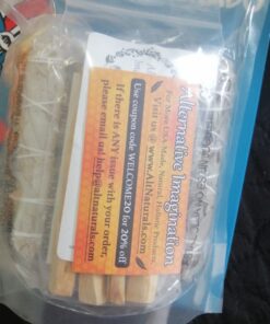 White Sage and Palo Santo Incense Set - Smudge Kit Refill for Altar Supplies, Meditation Tools, Home Fragrance, Smudging Ceremonies and Rituals Made by Alternative Imagination 19 61u8kGaeiL