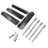 Hongso Replacement Grill Burners, Crossover Tubes, Heat Plates for Charbroil Commercial Series 4 Burner 463257010, 463247009, 463247310, 463271315 Gas Grills (SBD731-PPC321)