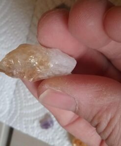 Fantasia Materials: 30 Small Points for Jewelry Making and Wire Wrapping - Citrine, Amethyst, and Clear Crystal Quartz Points A: Small C: Select # of Pieces Per Type: 10 Pcs (30 Total) 35 61u9Ne7lZVL