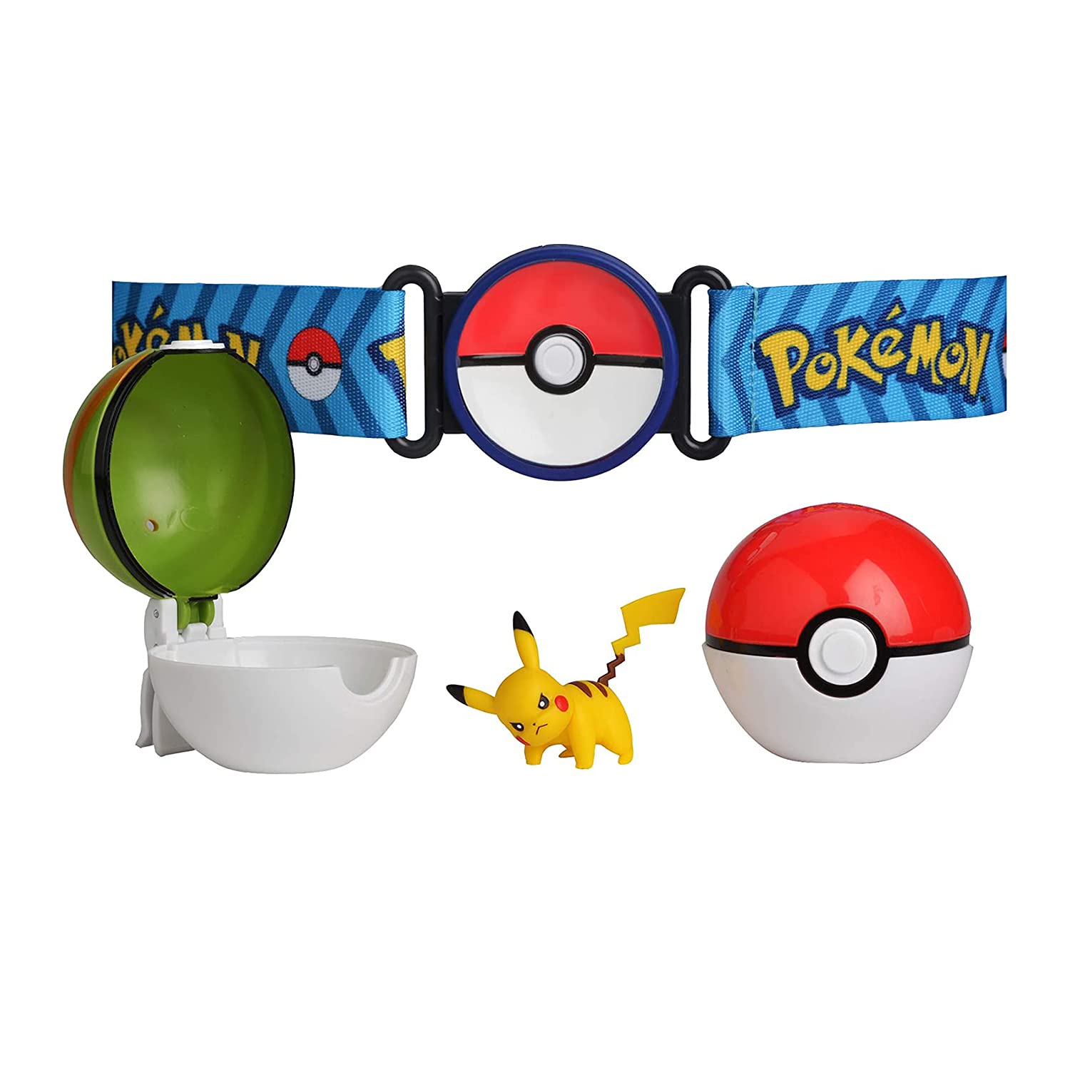 Pokemon Clip N Go Poke Ball Belt Set Comes With Poke Ball Nest Ball And 2 Inch Pikachu 7526