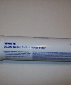 Watts Inline Water Filter 20,000 gallon Capacity- Inline Filter for refrigerator, Ice Maker, Under Sink, and Reduces Bad Taste, Odors, Chlorine and Sediment in Drinking Water 39 61uDefiTOxL